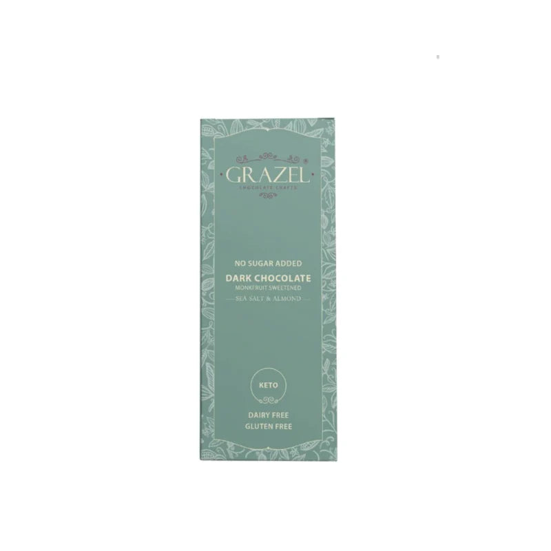 Grazel Sugar Free Dark Chocolate Sea Salt & Almond