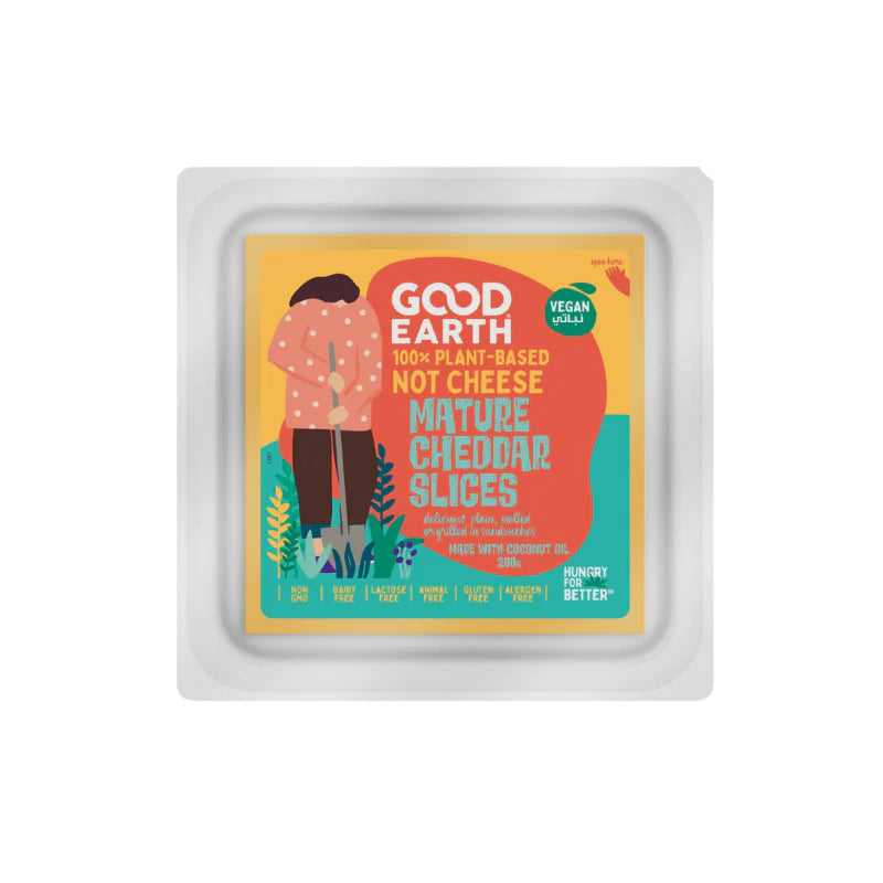 Vegan Good Earth Cheddar Cheese